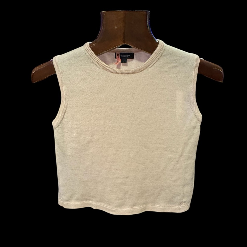 Burberry Light Pink Knit Top size XL in kids or S in women,in perfect condition